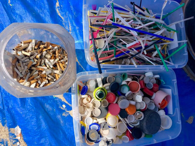 Ocean Pollution Plastic Straws Cigarettes