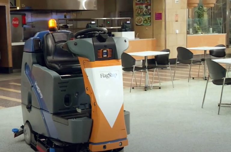 Floor Scrubbing Artificial Intelligent Robot