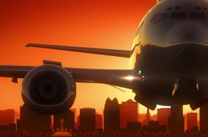 International Airport Orlando Skyline Sunrise