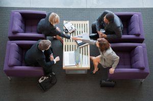 Business Introductions at Airport