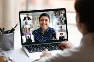 Facility Workplace Laptop Videocall