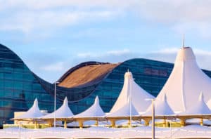 Rooftop View of Denver International Airport