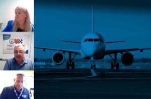 Passenger Airplane Runway Video Chat Video