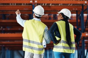 Diverse Contractors Standing Together