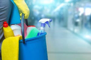 Janitor Cleaning Supplies Bucket