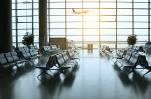 Clean Airport Terminal Windows