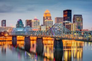 Louisville Kentucky Skyline
