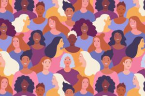 Women's Faces Illustration