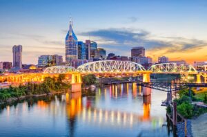Downtown Nashville Tennessee Skyline