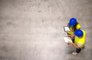Facility Managers on Tablet
