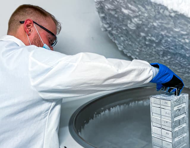 Cryogenic Laboratory Storage Samples