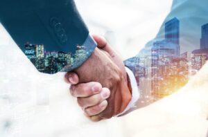 Business Man Promotion Handshake
