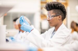 Woman Medical Laboratory Tech