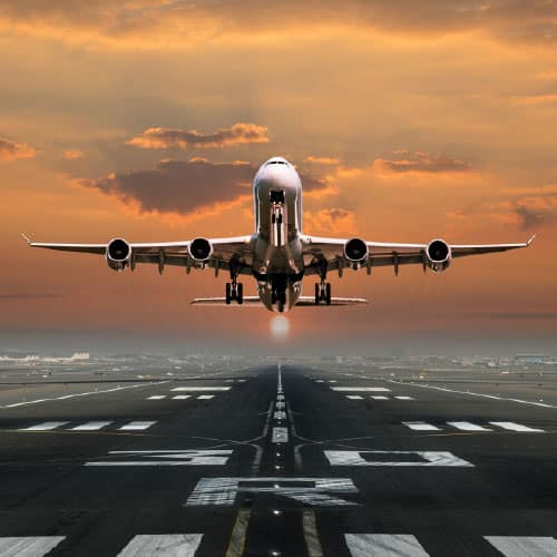 Airplane Takeoff Runway