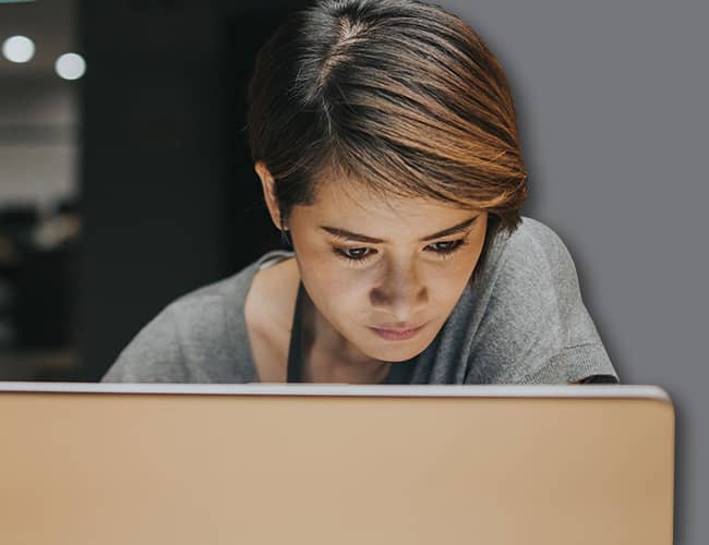 Office Employee Laptop