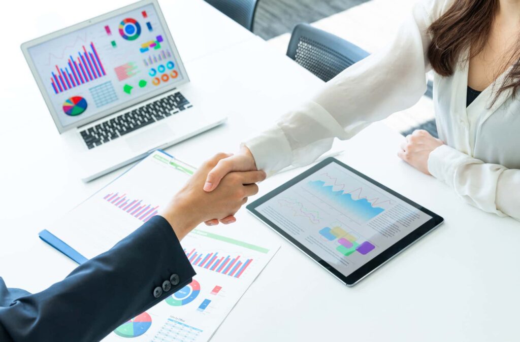 Business Partners Shaking Hands