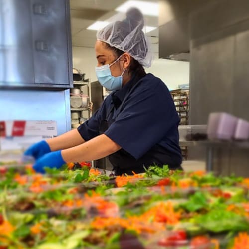 Salad Food Service Prep