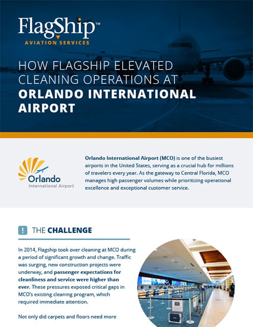 How Flagship Elevated Cleaning Operations at Orlando International Airport Elevating MCO Client Story
