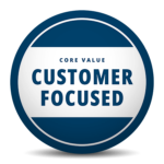 Customer Focused Core Value Logo