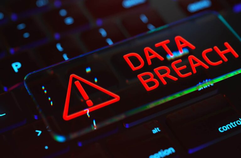 Data Breach Security Concept