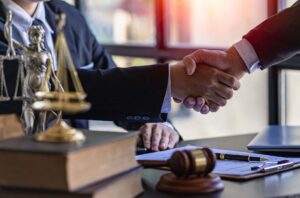 Lawyer Shaking Hands
