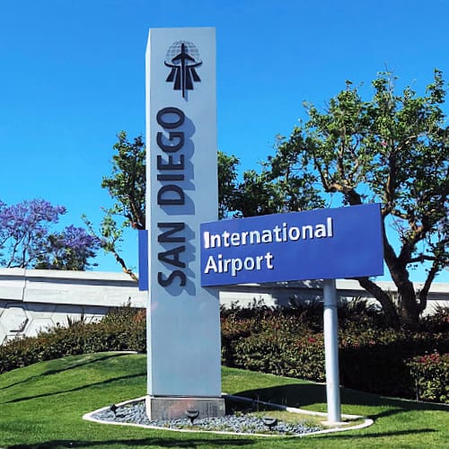 San Diego Airport Terminal Entrance