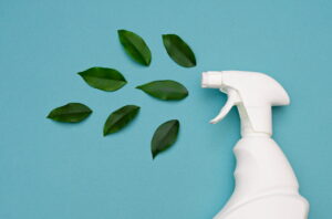 Green Cleaning Spray Bottle